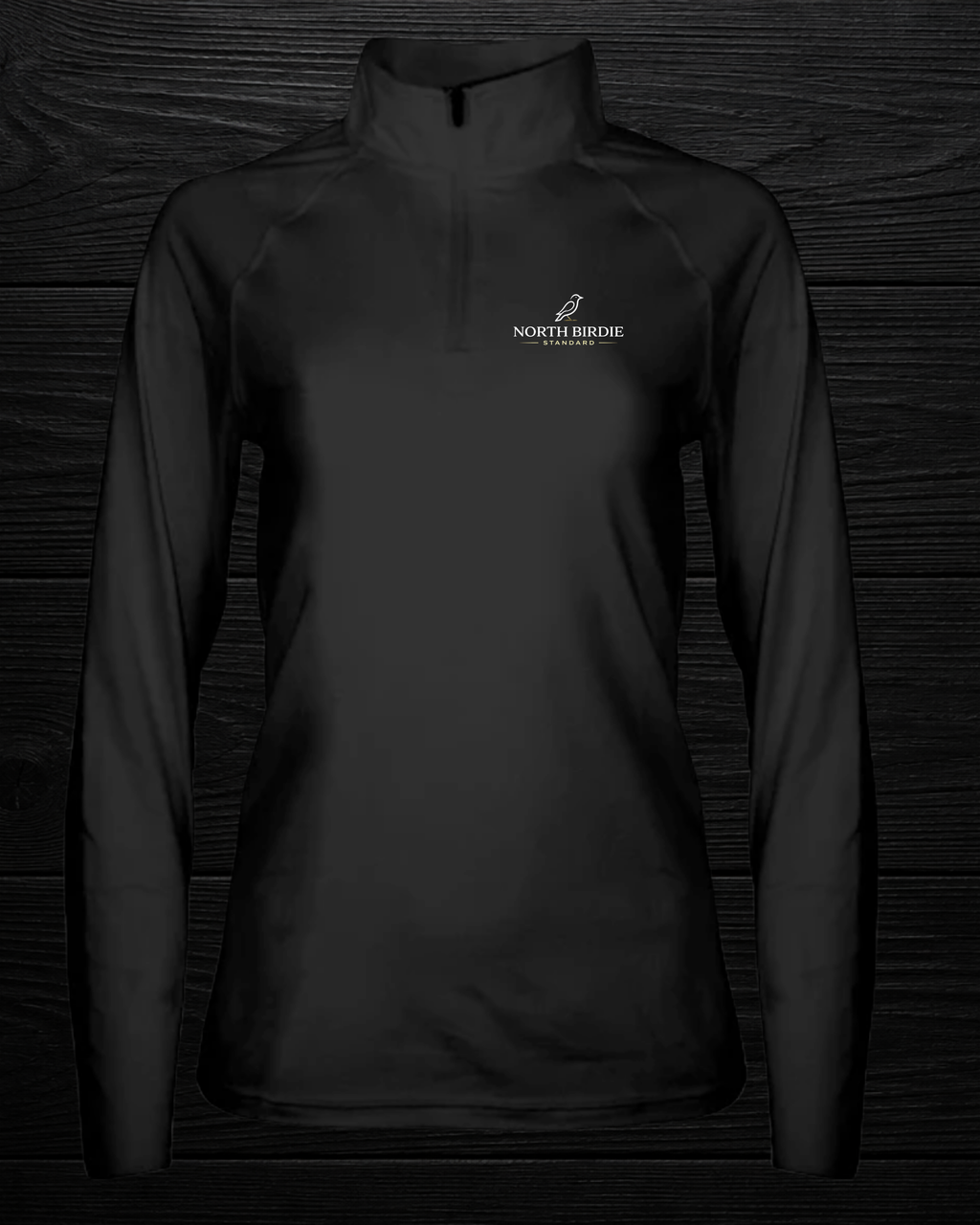 Long-Sleeve Quarter Zip Womens