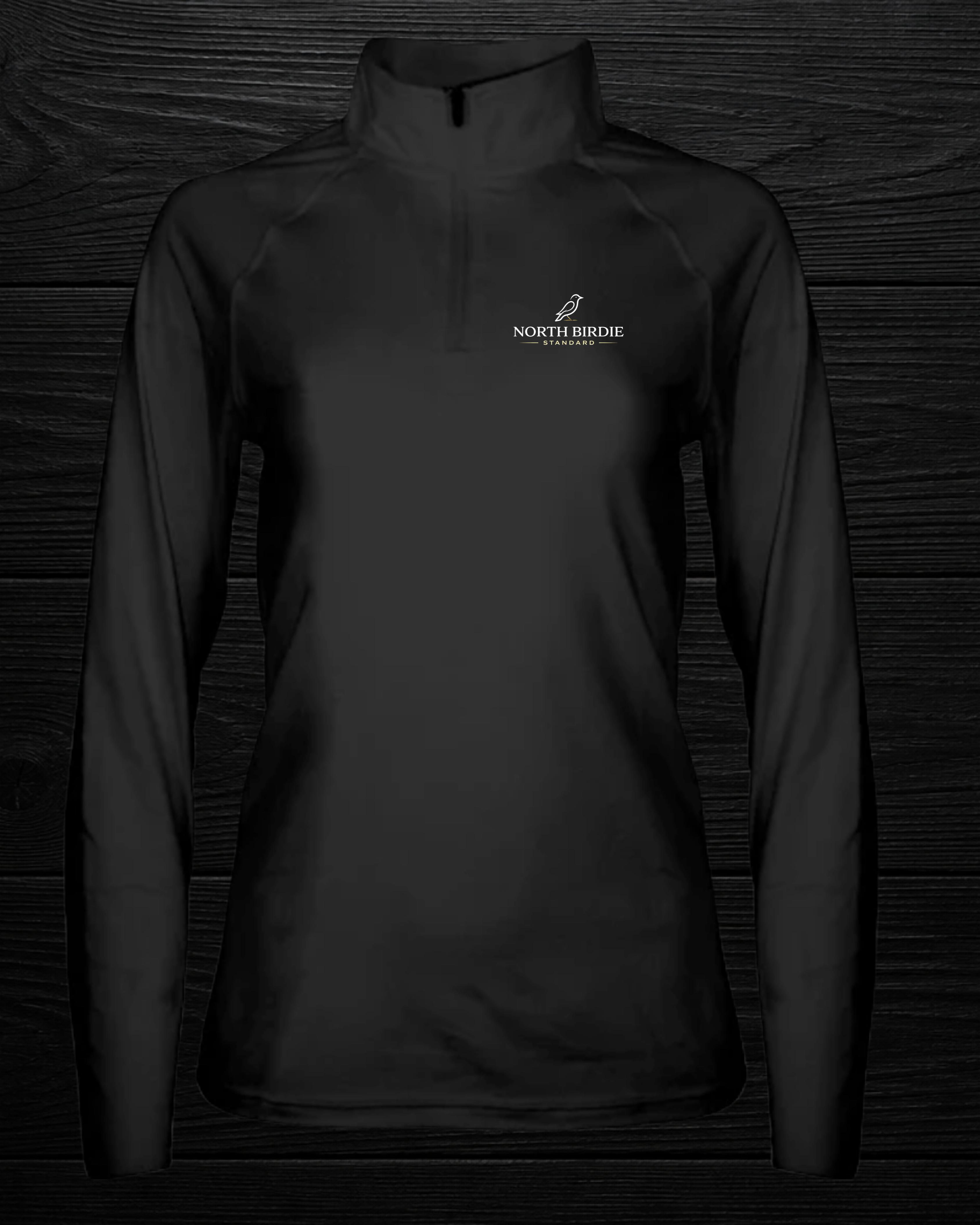Long-Sleeve Quarter Zip Womens