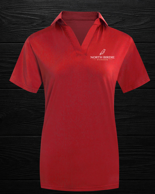 Womens V-Neck Polo
