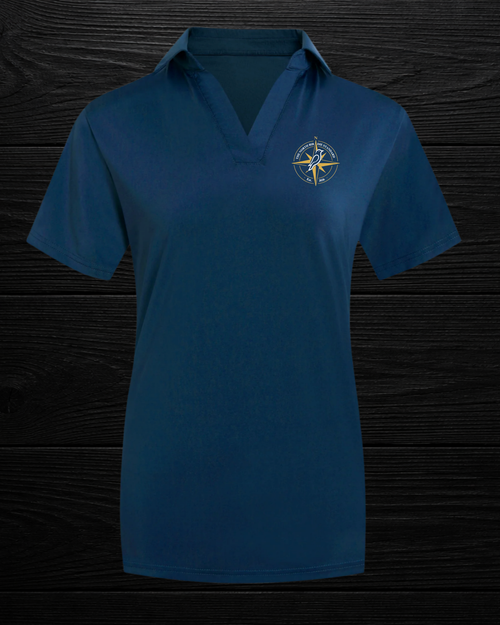 Womens V-Neck Polo